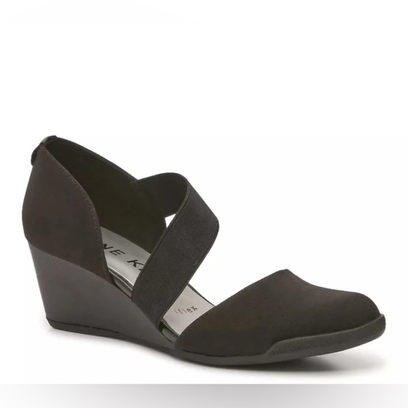 Anne Klein Tory Wedge Slip-On Black iFlex Comfort Women’s Size 6M NWOB - Picture 9 of 14